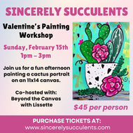 Valentine's Painting Workshop 2/15/26