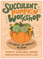 Succulent Pumpkin Workshop 2026